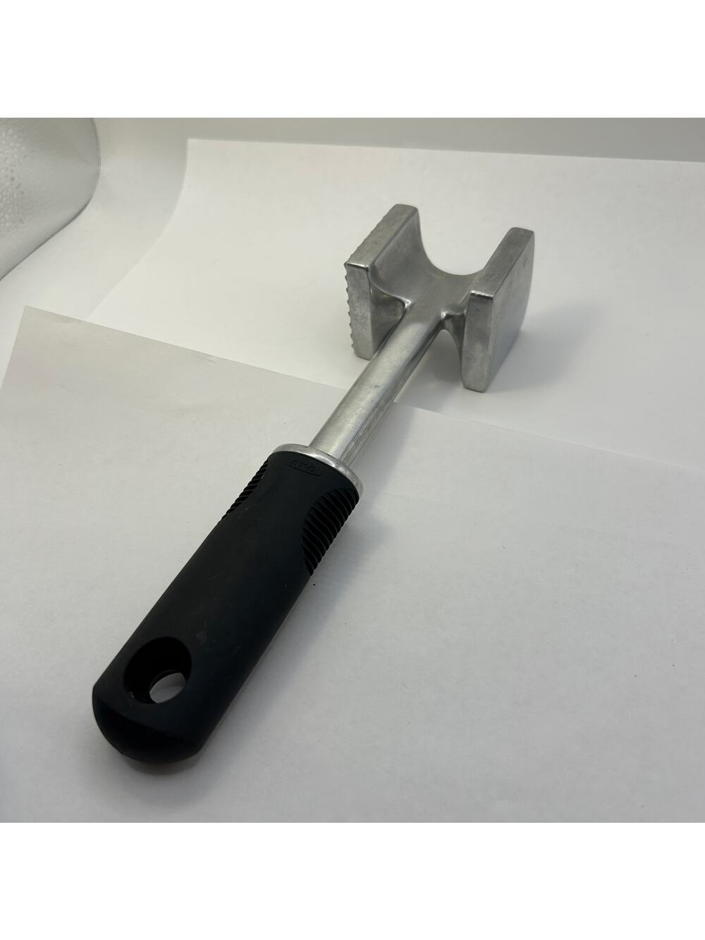 OXO Good Grips Die Cast Dual Sided Meat Tenderizer 9 in Rubber Handle